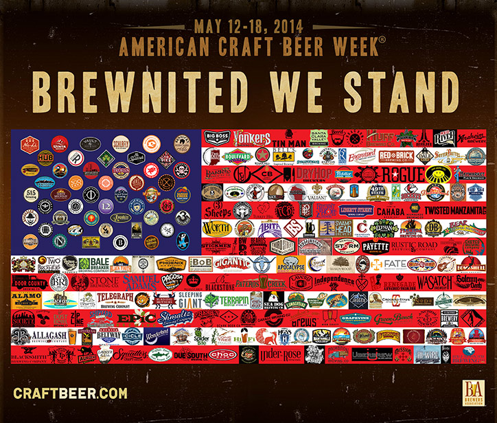 Poster American Craft Beer Week 2014