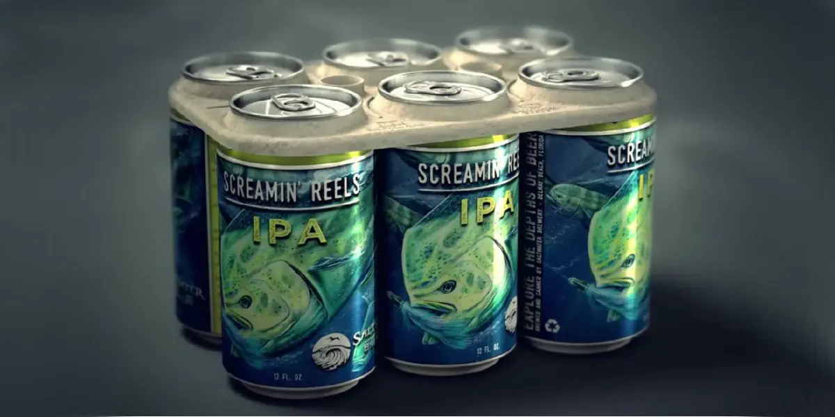 Cervejaria desenvolve anéis de plástico biodegradáveis para os six-pack