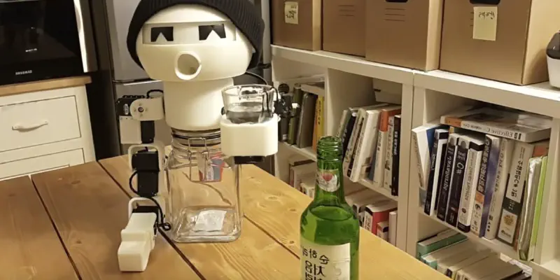 Com este robô não voltará a beber sozinho
