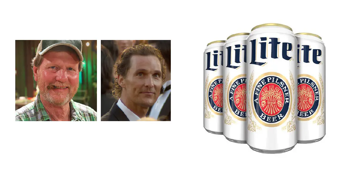 O irmão de Matthew McConaughey recebeu um ano de cerveja gratuita por dar ao seu filho o nome Miller Lyte