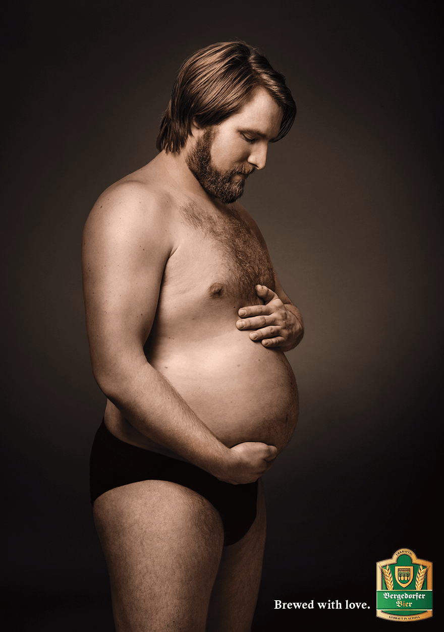 Bergedorfer - homens grávidos de cerveja